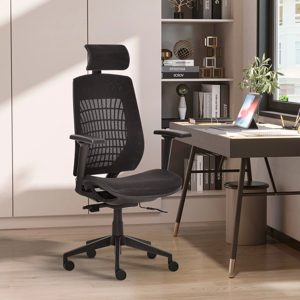 Black Ergonomic Mesh Office Chair S215