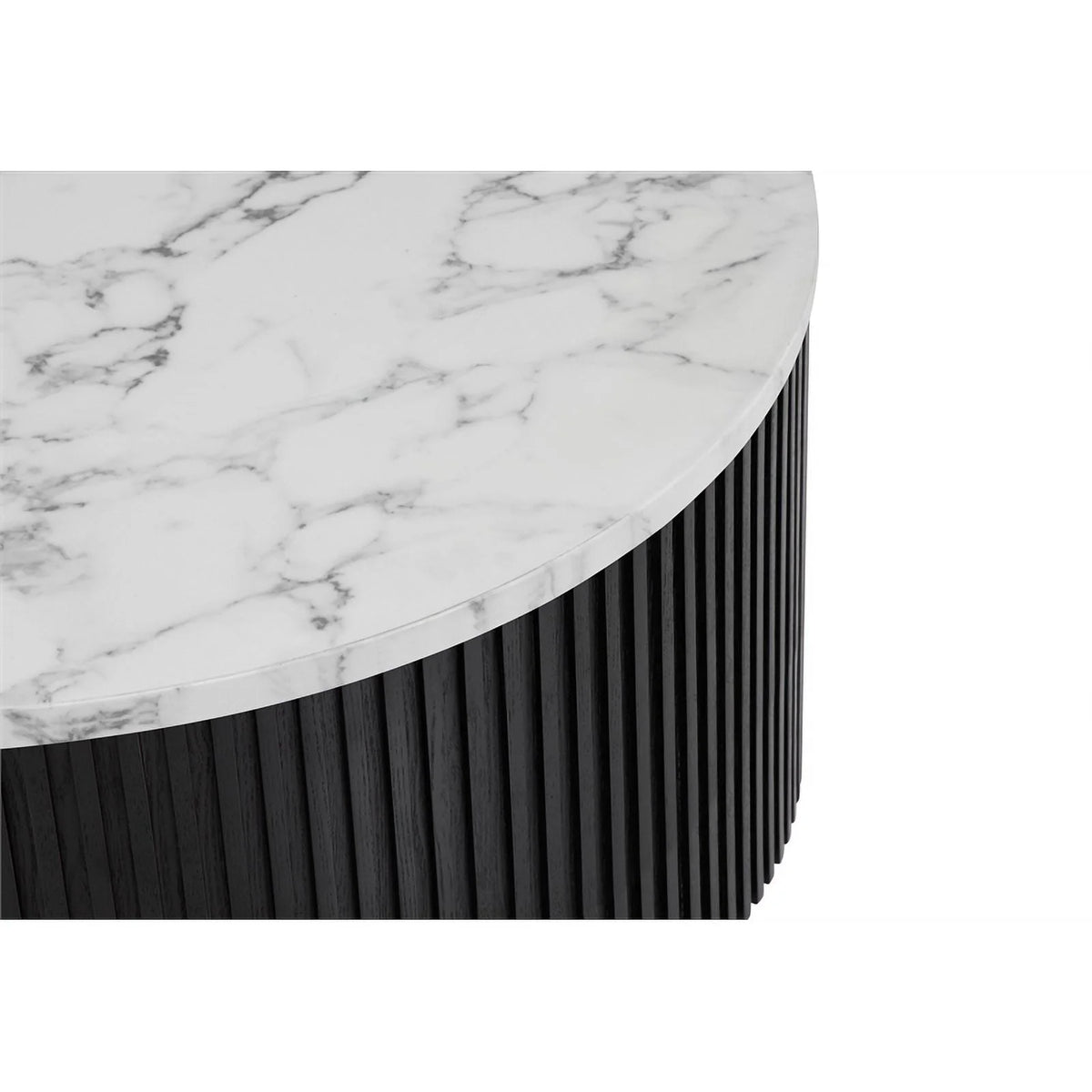 Faux Marble & Wood Coffee Table Q7578