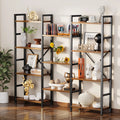 4 Tier Bookshelf with 11 Open Display Shelves I682819