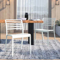 White Side Chair Set of 2 O4208