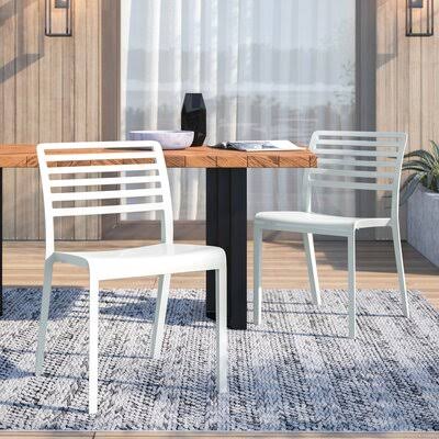 White Side Chair Set of 2 O4208