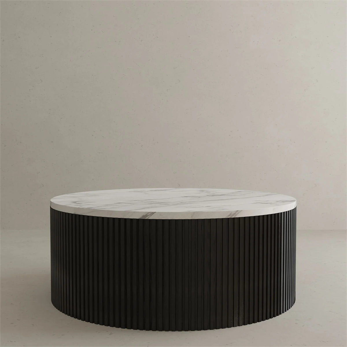 Faux Marble & Wood Coffee Table Q7578