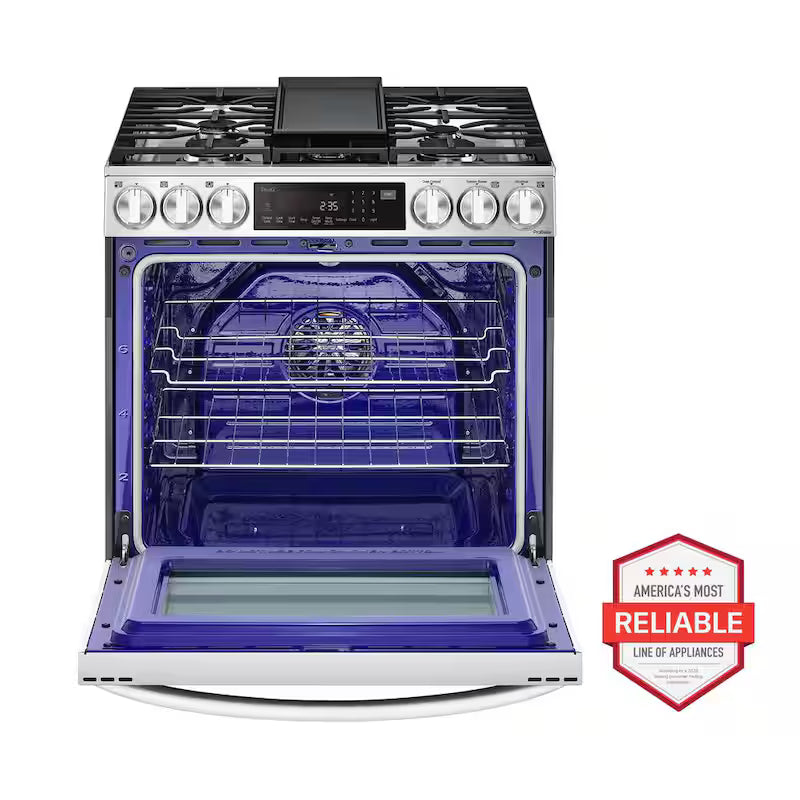 6.3 cu. ft. Slide-in Gas Range with Air Fry in Stainless Steel M692883