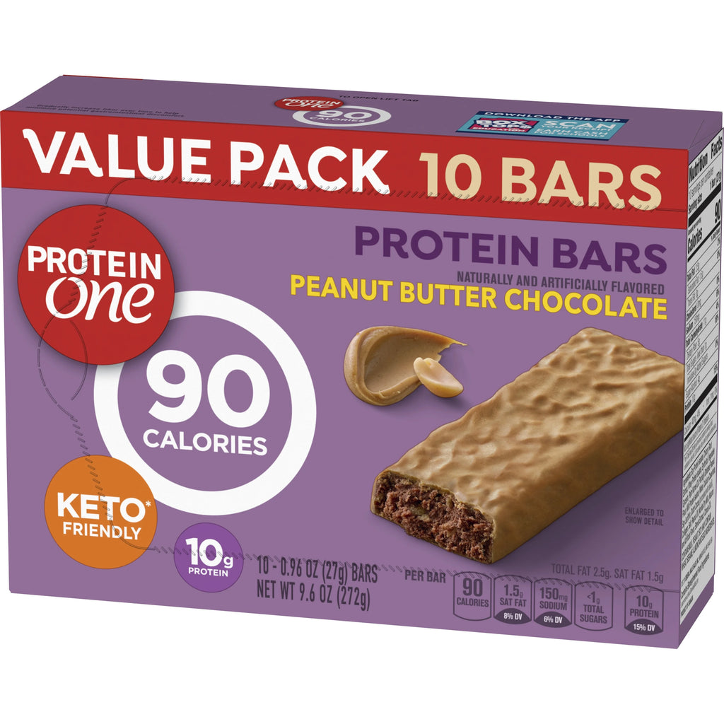 Peanut Butter Chocolate Protein Bars 10 ct Z58153