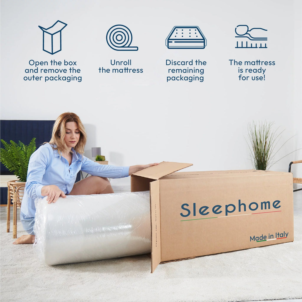 12 Full Hybrid Pocket Spring Comfort Foam Medium Mattress Z861551