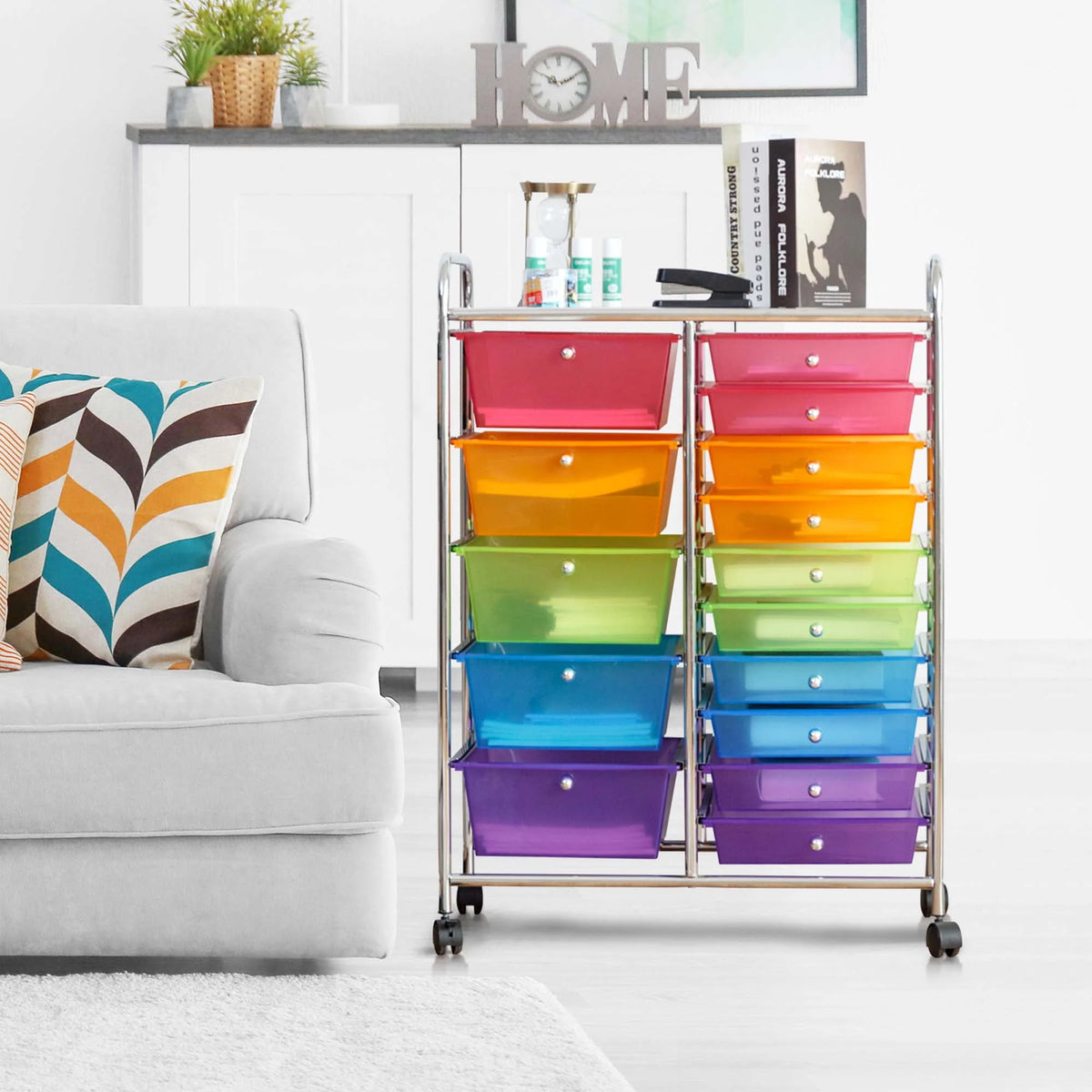 15 Drawer Rolling Storage Cart Organizer P221632