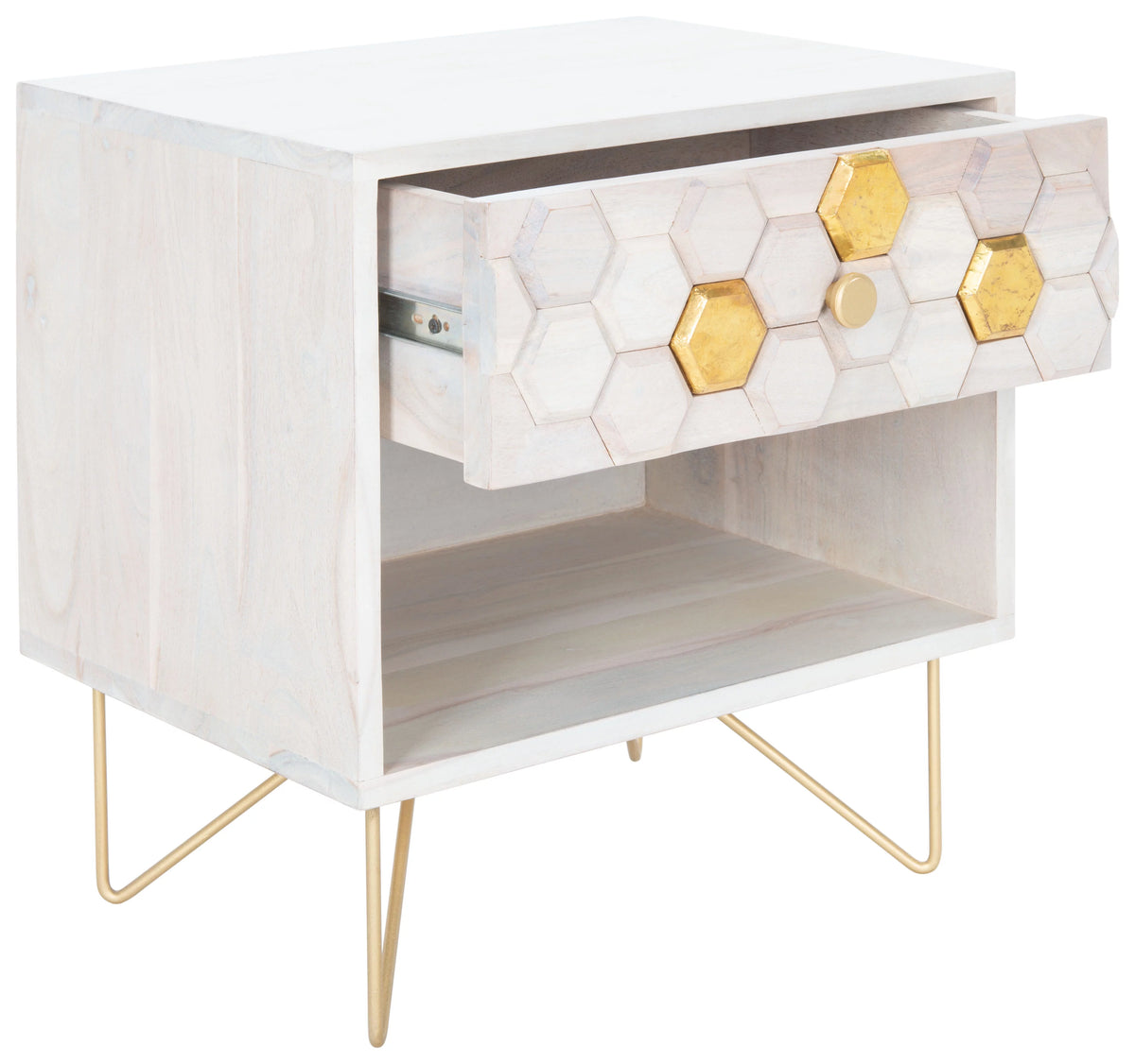 White Wash Nightstand T773308