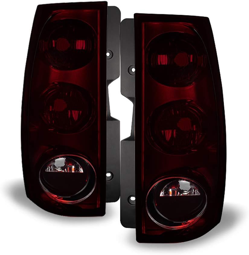 Red Smoked Tail Lights Brake Lamps Left+Right C376