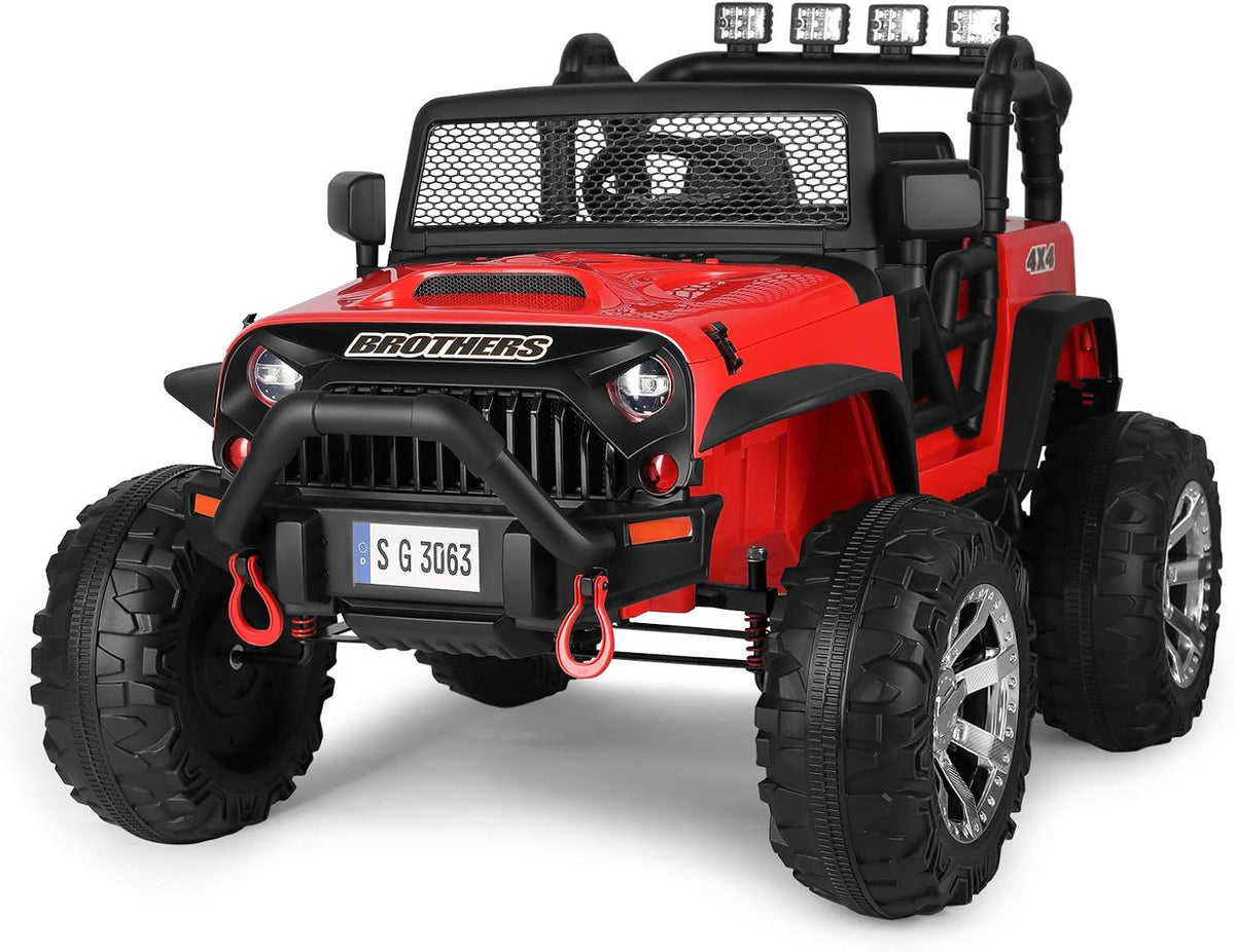 Kids Ride On Truck Electric Car with Parental Remote Control Pink D96286
