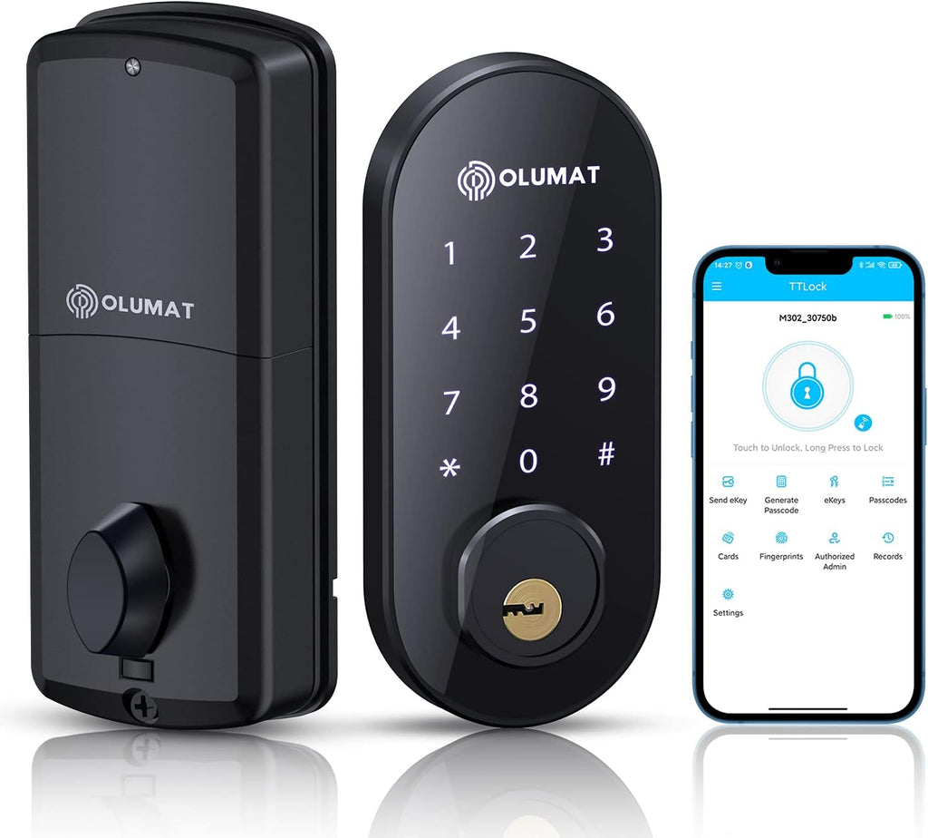 Smart Keyless Entry Door Lock with Keypads M504