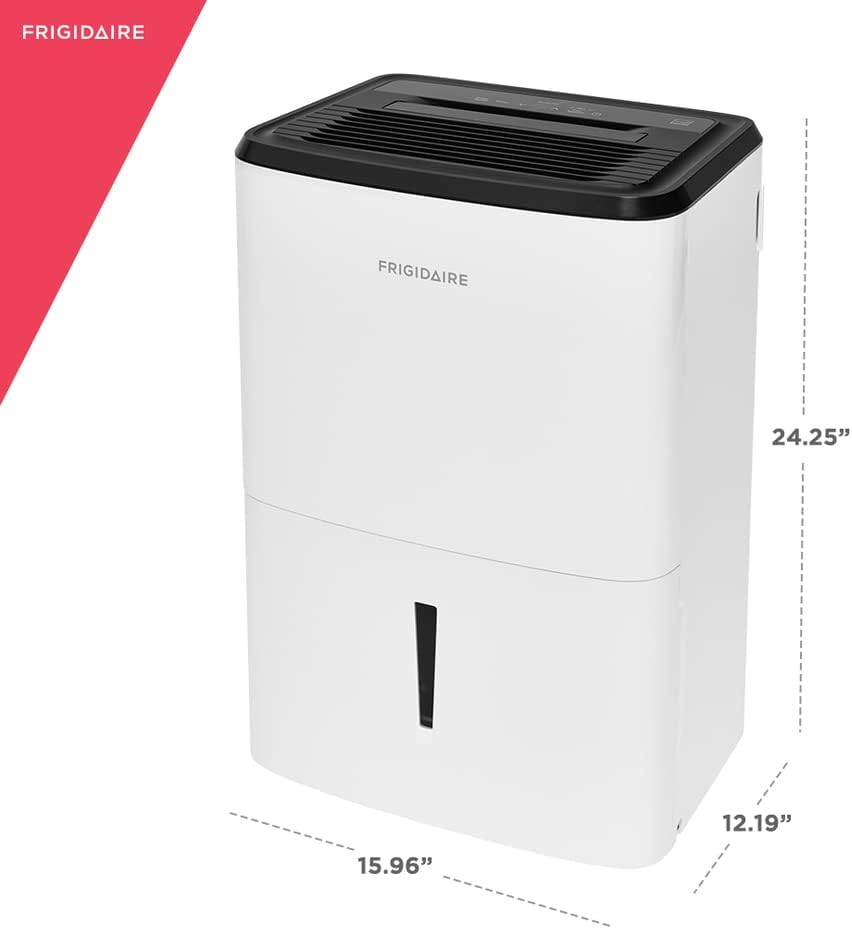 White 50 Pint Dehumidifier W9650