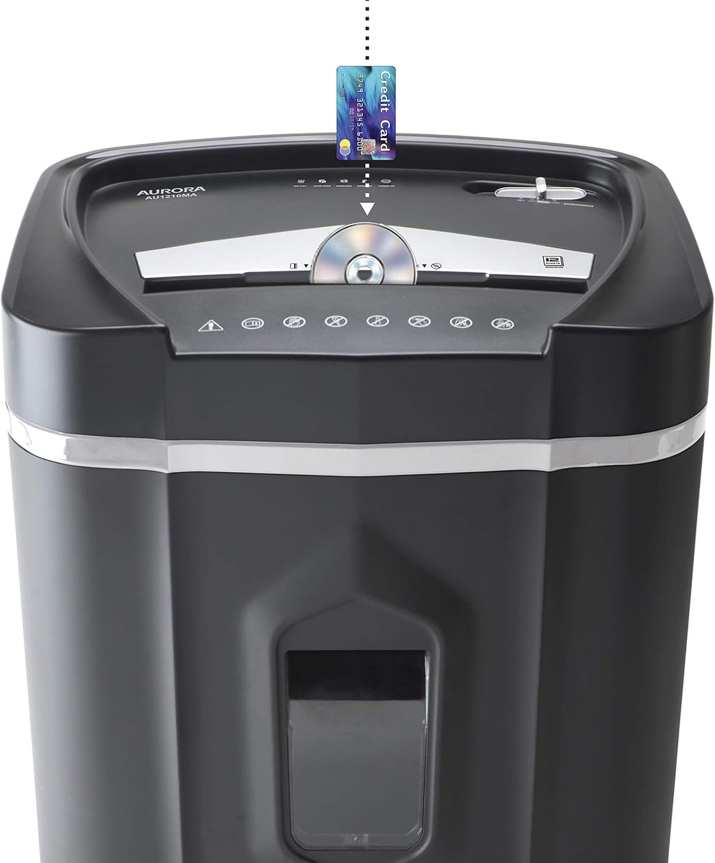 12-Sheet Micro-Cut Paper CD Credit Card Shredder S812