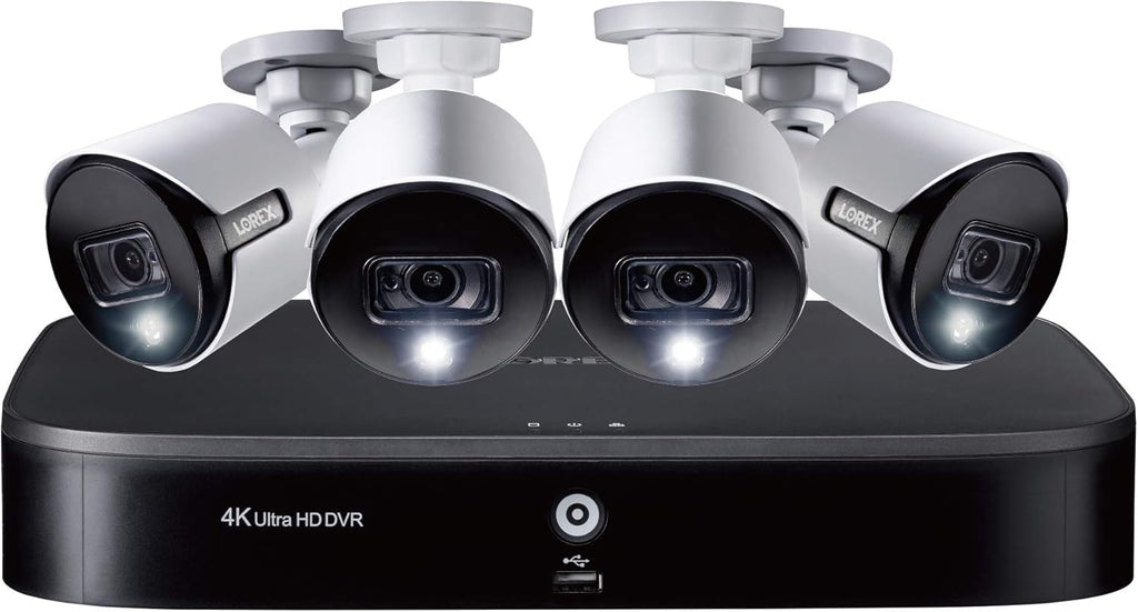 2K HD Indoor/Outdoor Security System with 4 x 5MP Cameras D526