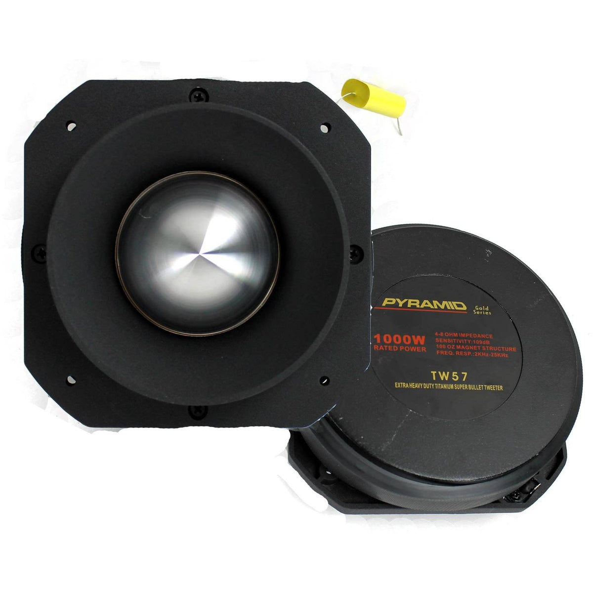 4 Titanium Car Audio Tweeters V9838