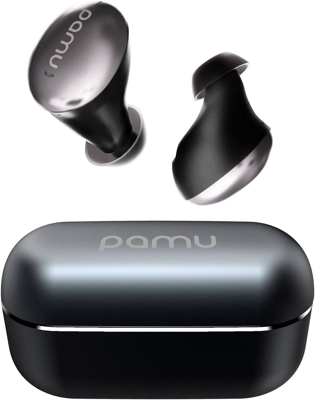 Black Wireless Earbuds with Charging Case L3785
