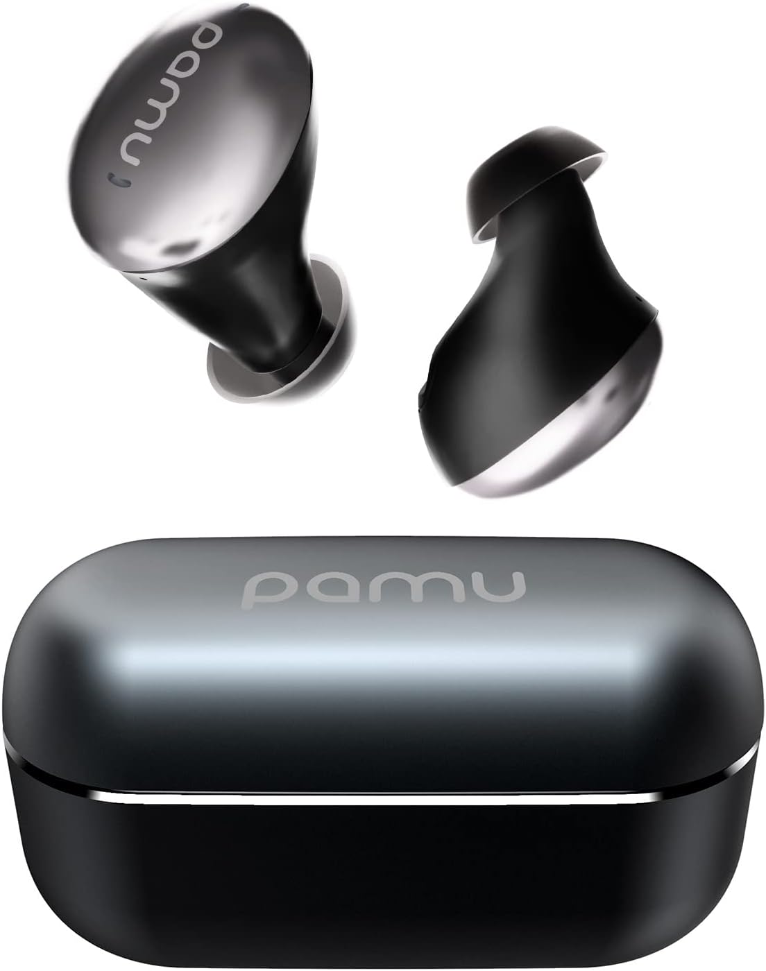 Black Wireless Earbuds with Charging Case L3785