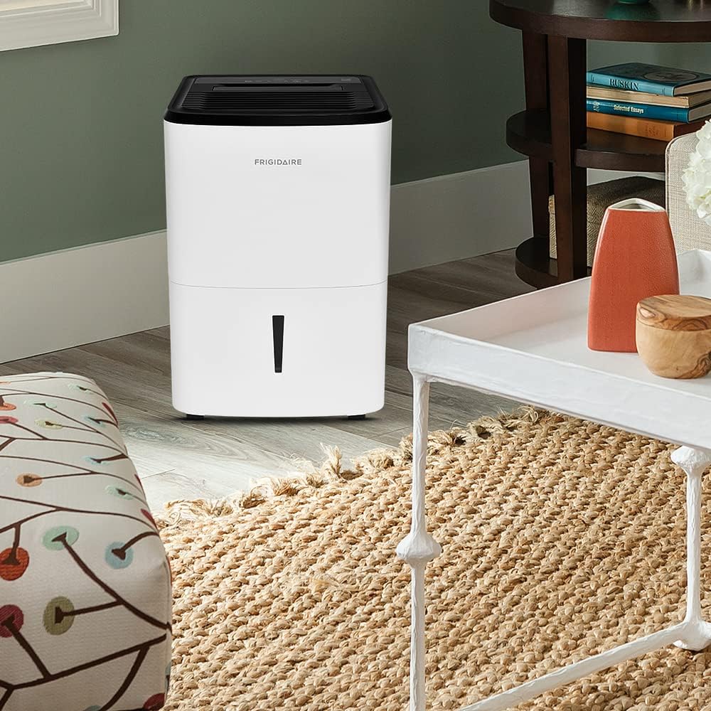 White 50 Pint Dehumidifier W9650