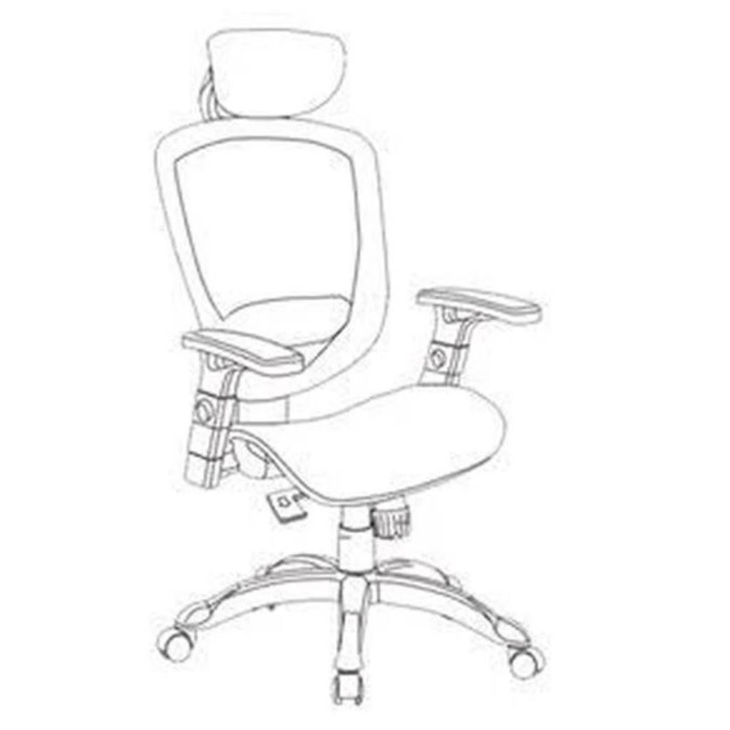 Black Ergonomic Mesh Task Chair Y905
