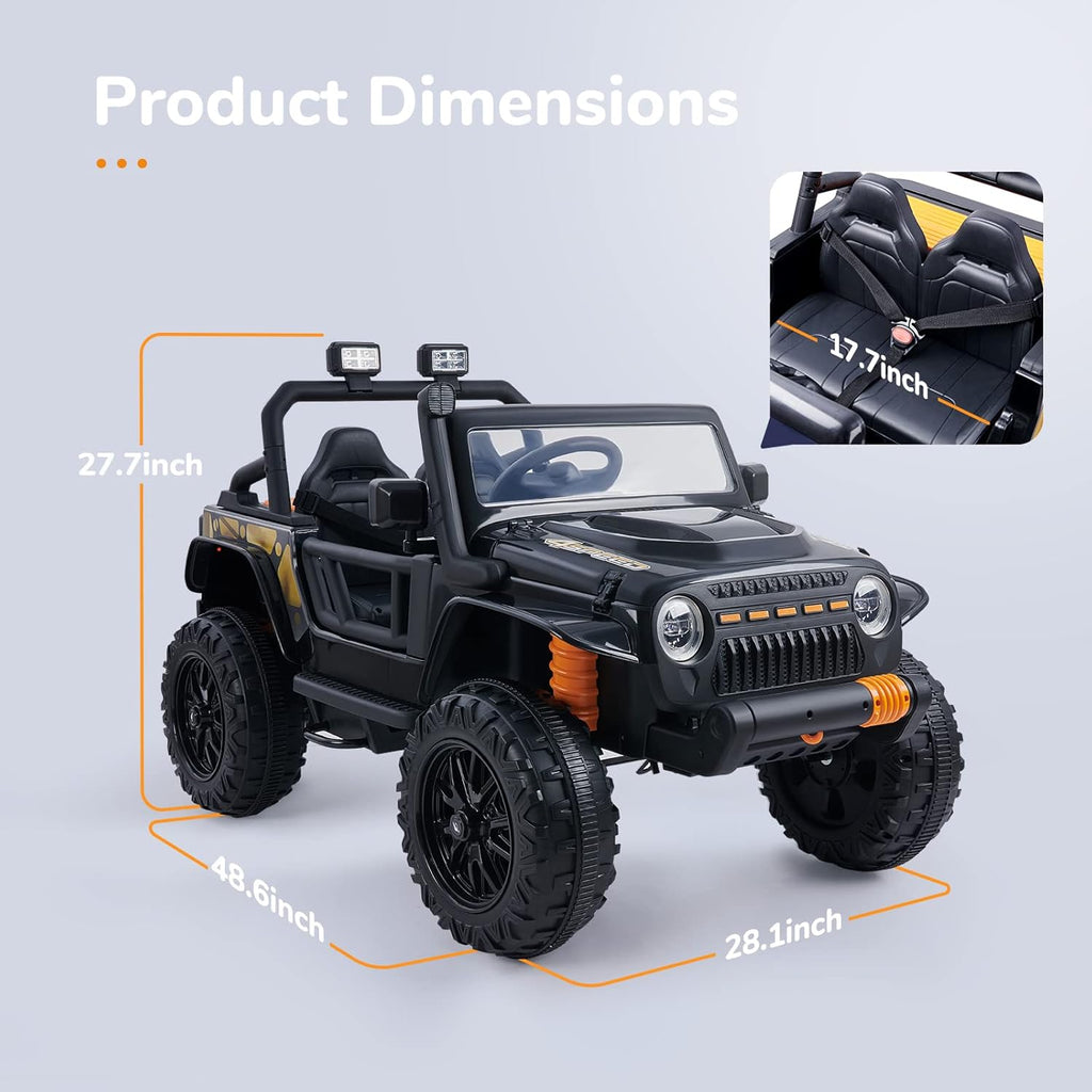 12V Electric Ride On Truck with Parental Remote Control S74869