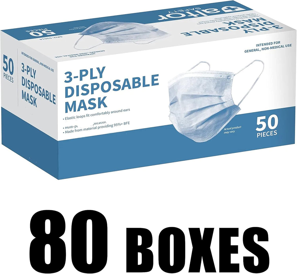 2000 Case Bulk Disposable Face Masks J298509