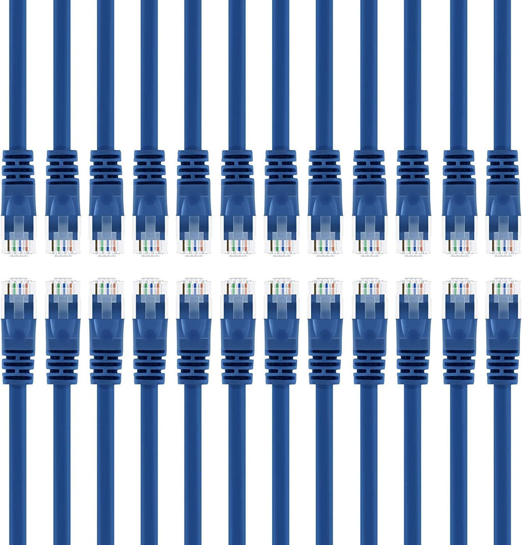 Cat5e Ethernet Patch Cable 1 Foot Blue Q34435