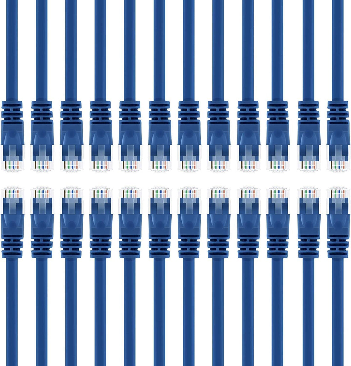 Cat5e Ethernet Patch Cable 1 Foot Blue Q34435