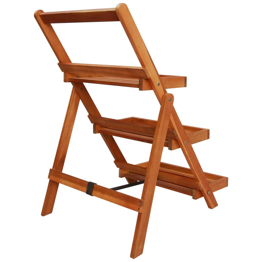 3-Tier Solid Acacia Wood Plant Stand M409180