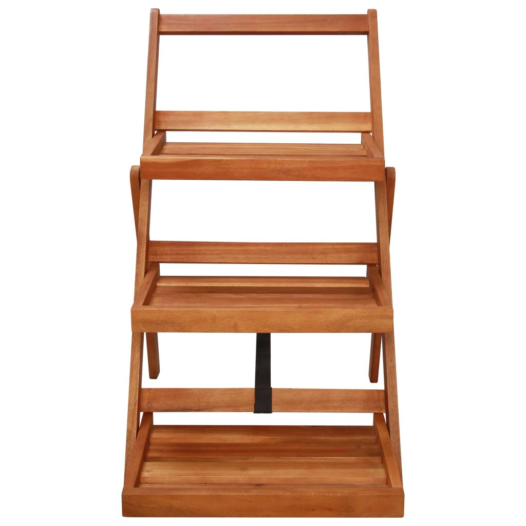 3-Tier Solid Acacia Wood Plant Stand M409180