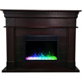 47.8-in. Electric Fireplace Mantel with Crystal Insert Q449870