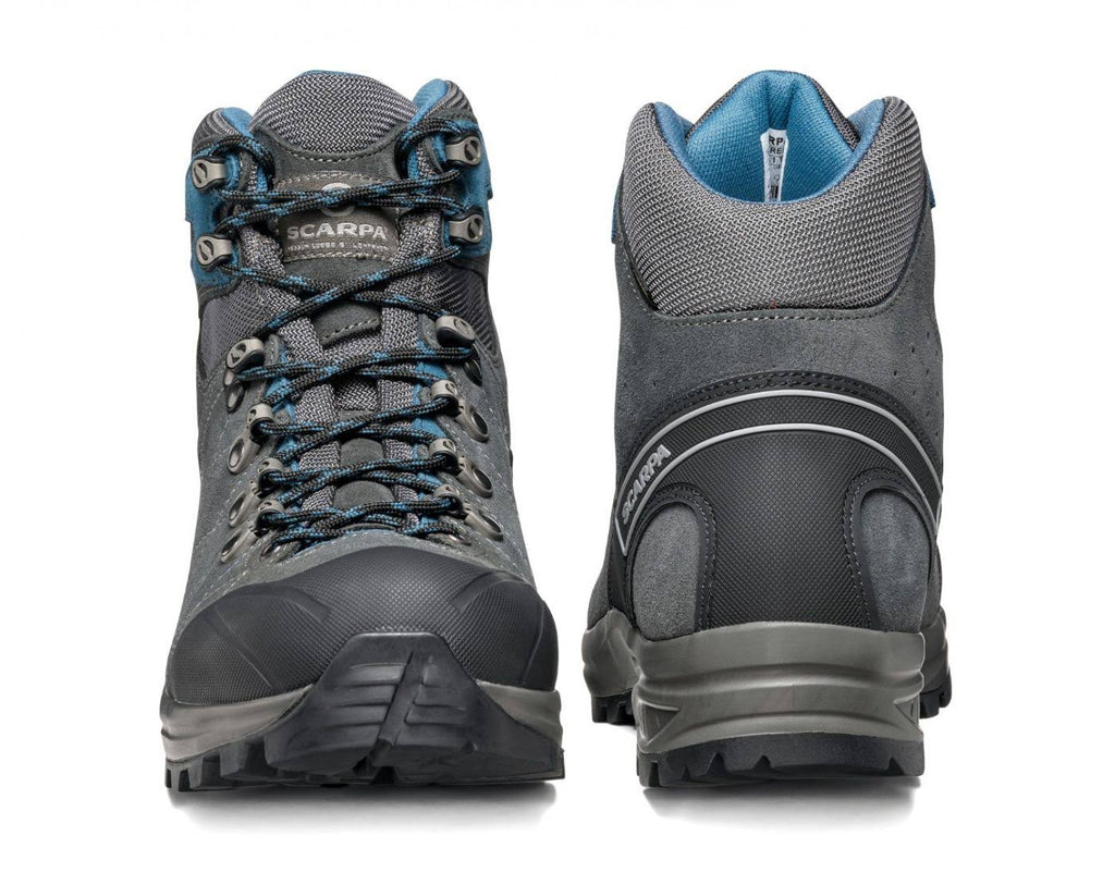 Wide Men's Shark Grey/Lake Blue Hiking Boots A2452