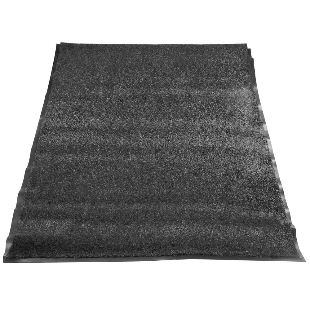 Charcoal Gray 3 ft x 60 ft Olefin Carpet Floor Mat Roll O793034