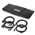 2-Port Dual Monitor HDMI KVM Switch 4K@60Hz N19385