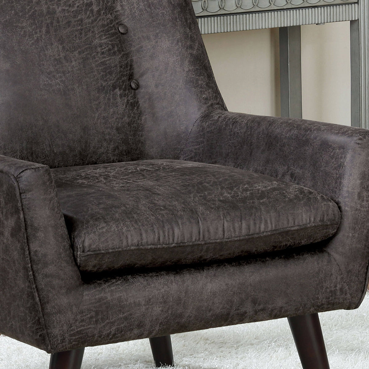Dark Brown Accent Chair S396