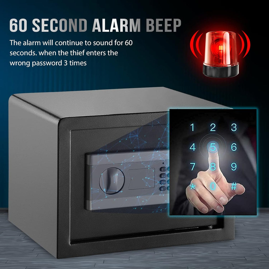 Fireproof Waterproof Safe Box with Lock and Fireproof Bag J5141