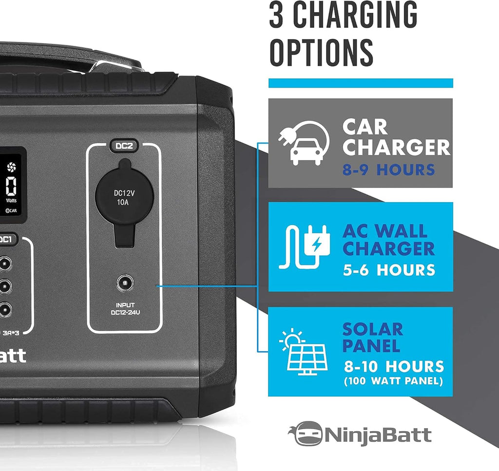 500W Portable Power Station with 560Wh Battery F175922