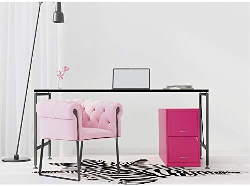 2 Drawer File Cabinet with Storage D8028