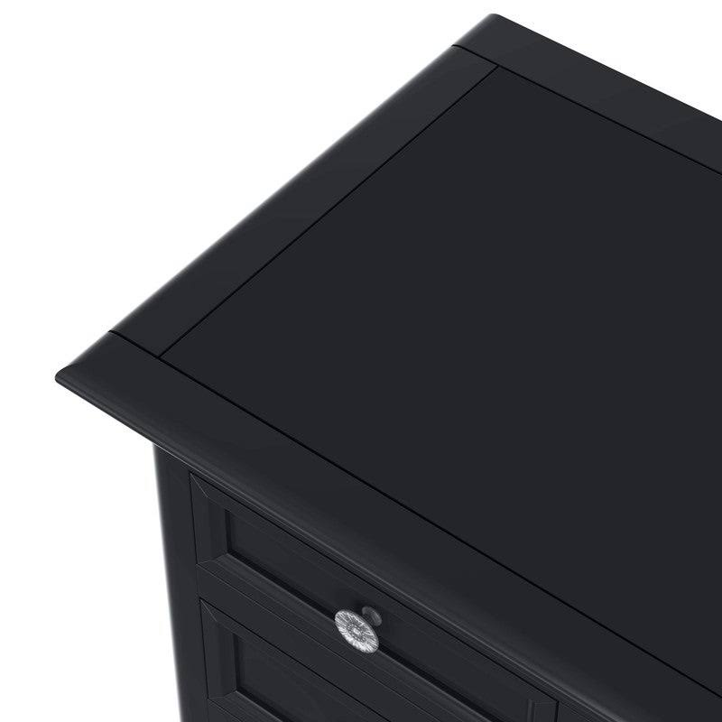 Red Console Table with 6 Drawers W37099