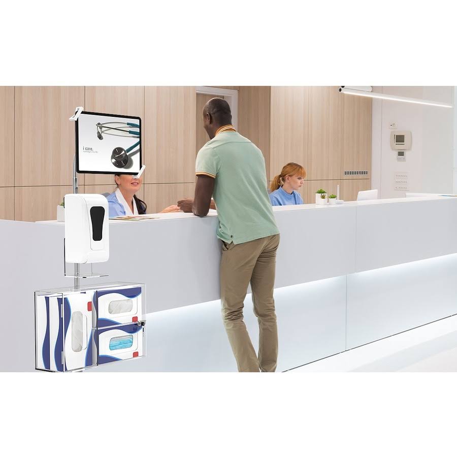 Medical Mobile Floor Stand Cart for Tablet Y631687