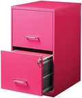 2 Drawer File Cabinet with Storage D8028