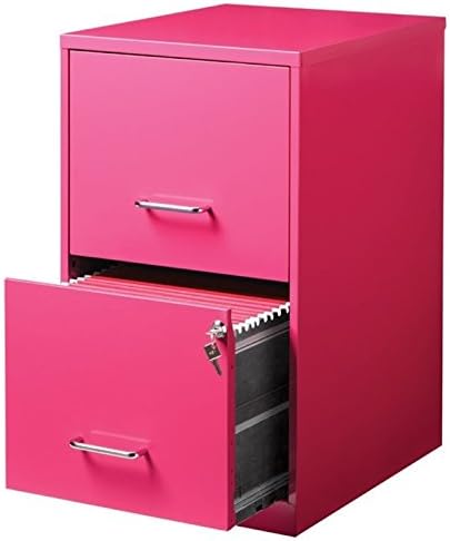 2 Drawer File Cabinet with Storage D8028