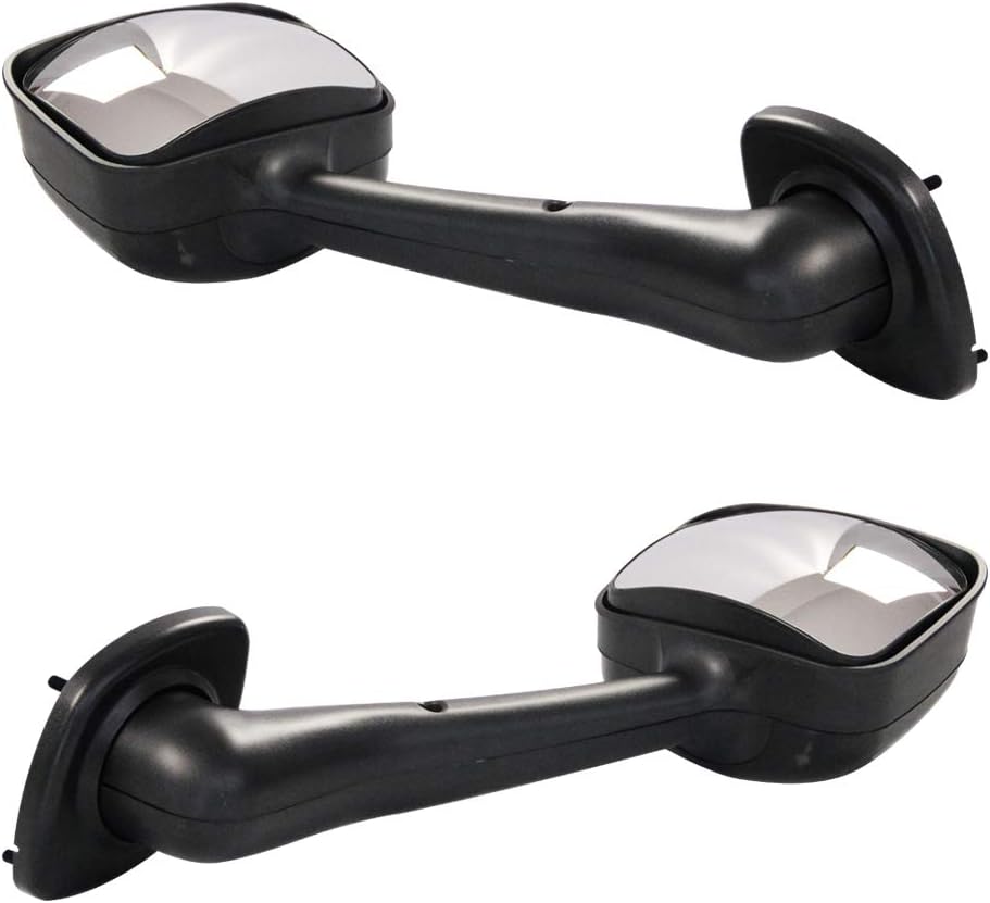 Black Hood Mirror Pair for Freightliner Cascadia Y297424