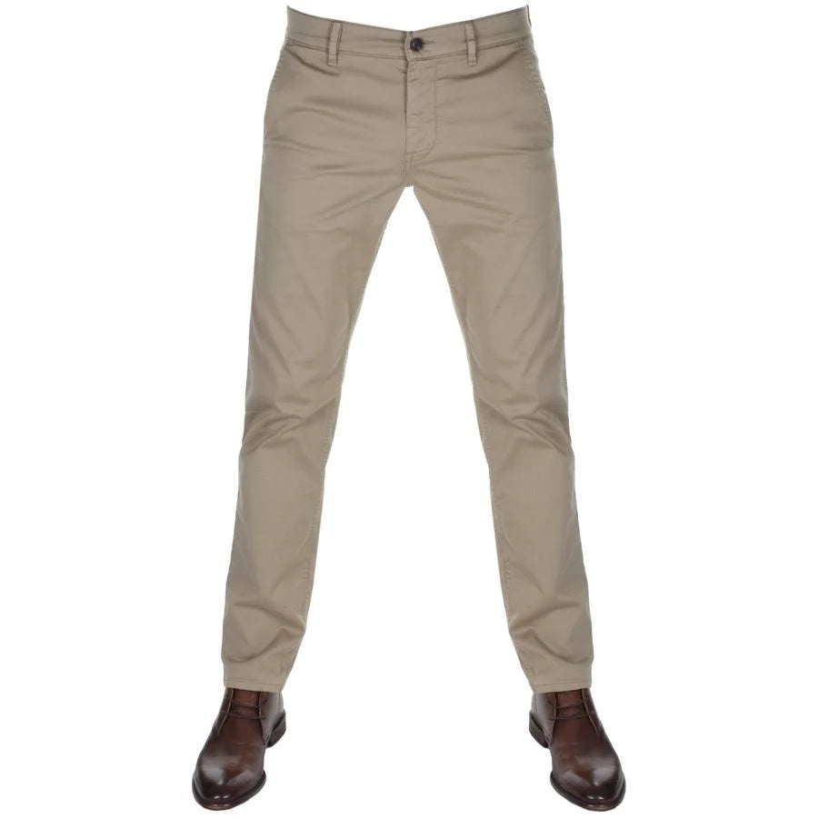 Brown Slim Chinos S23978