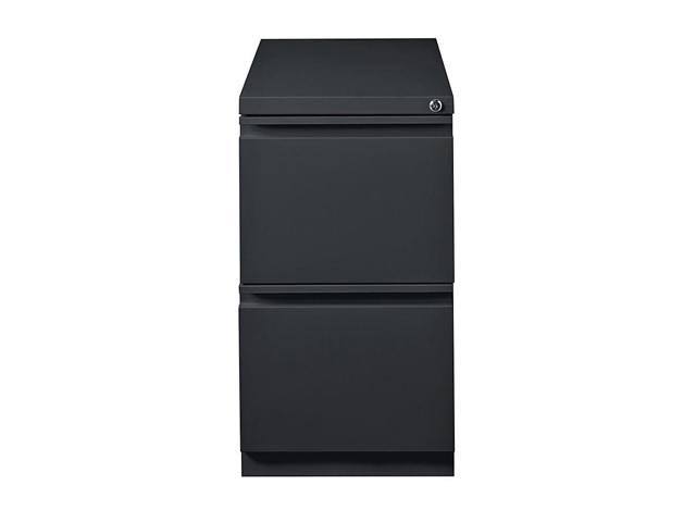2 Drawer Vertical Mobile File Cabinet Black S174