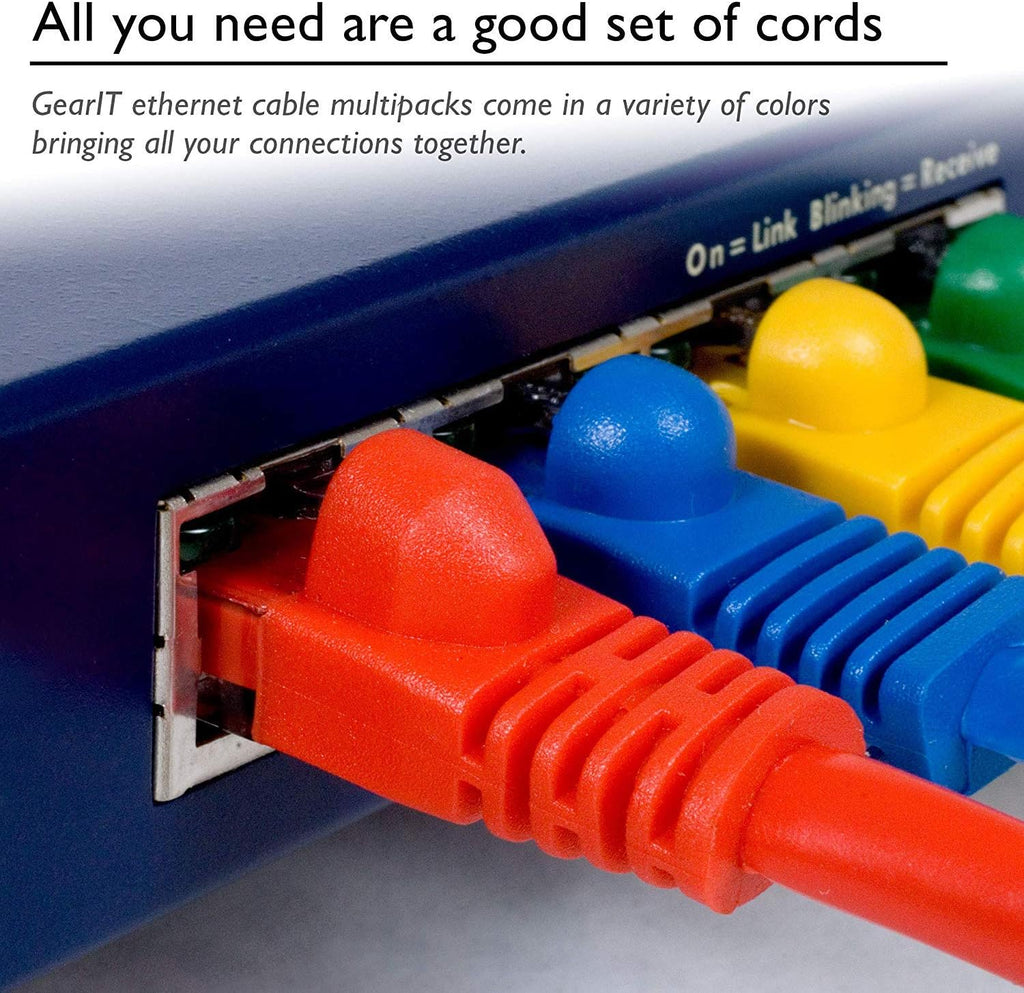 Cat5e Ethernet Patch Cable 1 Foot Blue Q34435