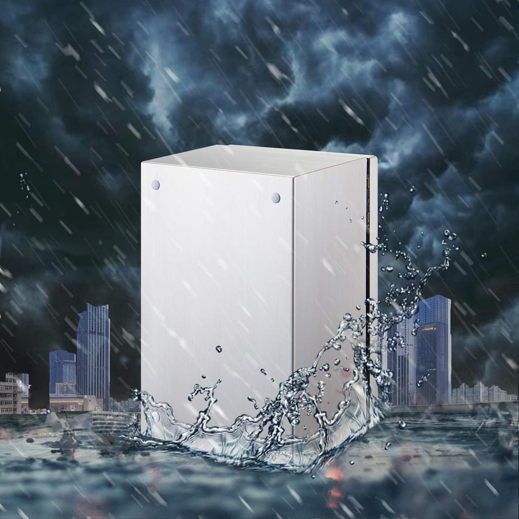 10 x 8 x 4'' NEMA 4X Steel Electrical Enclosure V8209
