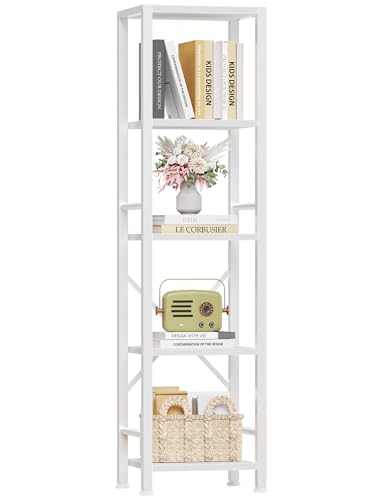 6 Tier Metal and Wood Bookshelf X721