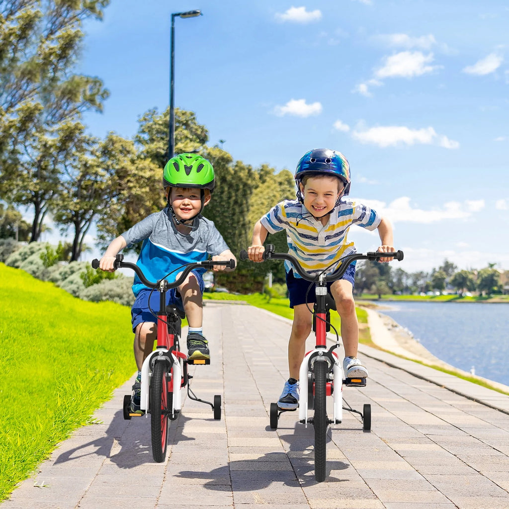 16'' Kids Bike with Training Wheels and Basket I85535