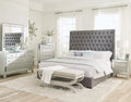 5-piece Eastern King Bedroom Set Grey V755