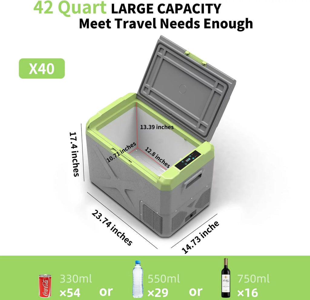 Portable 12 Volt Car Refrigerator 53 Quart Freezer T905