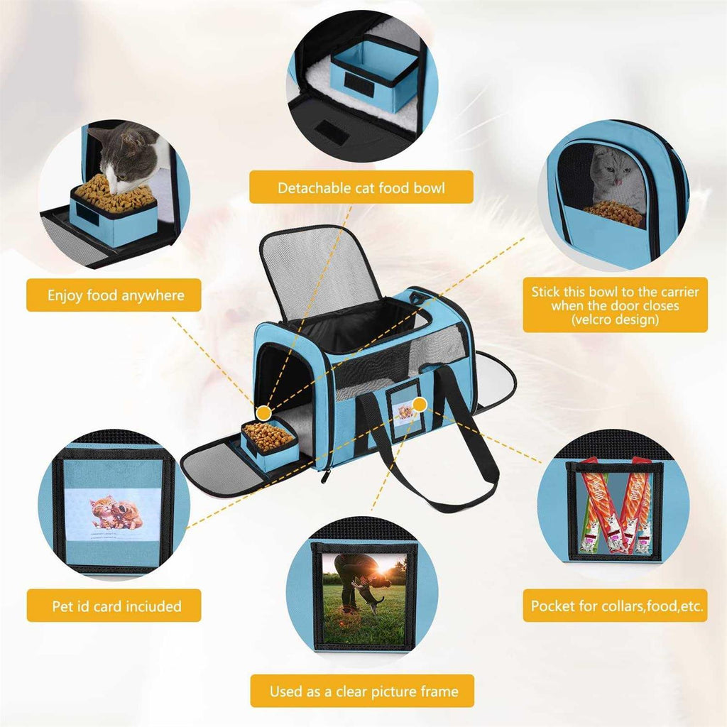Cat Dog Pet Carrier Airline Approved G4029